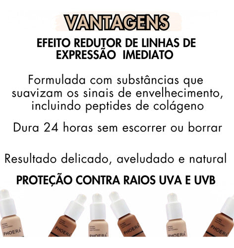 Kit Base Soft Matte + Pó Compacto - Phoera