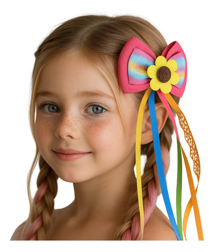 Laço Infantil Menina Decorativo Cabelo Festa Acessório