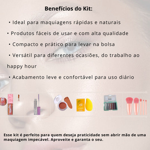 Kit 6und Maquiagem Make Básico 40% Off Promoção Frete Grátis
