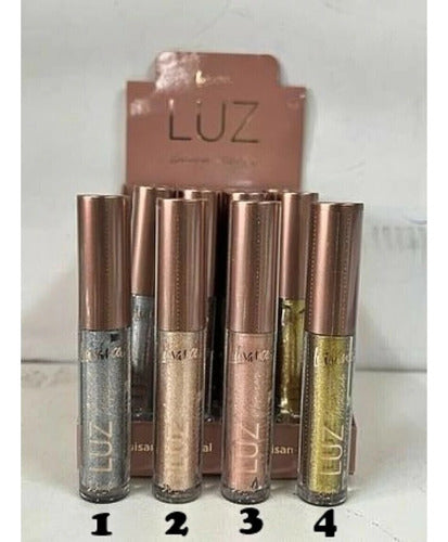 Delineador Líquido Metálico Com Glitter Coleção Luz - Brilho