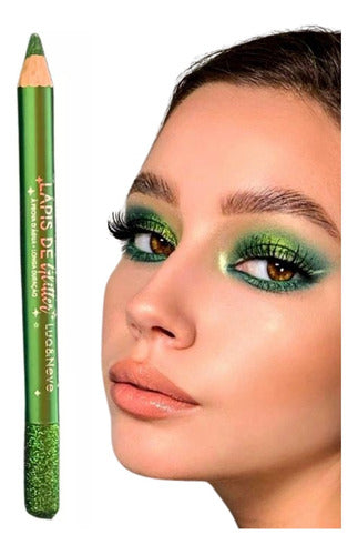 Lápis Glitter Mega Macio- Lua & Neve