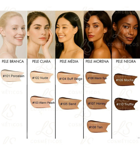Base Líquida Soft Matte 30ml - Phoera