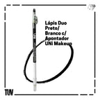 Lápis De Olho Duo Preto E Branco Com Apontador Makeup