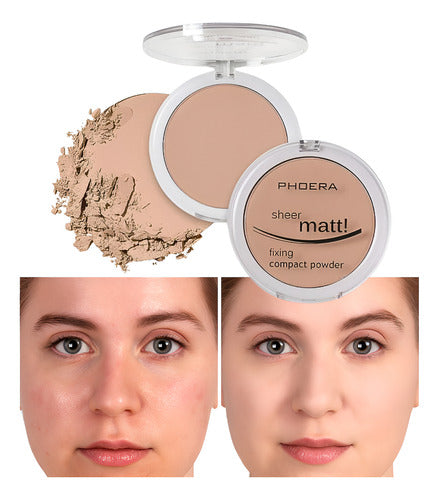 Pó Compacto Sheer Matte 12g Phoera