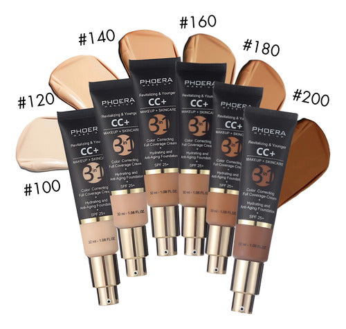 Base Líquida Matte Cc+ 32ml - Phoera