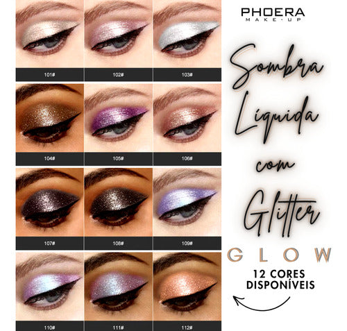 Sombra Líquida Metálica 2,5ml - Phoera