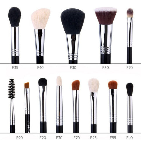Kit 12 Pincéis Resistente Profissional + Brinde Necessarie