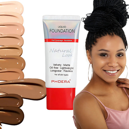 Base Líquida Natural Look 30ml - Phoera