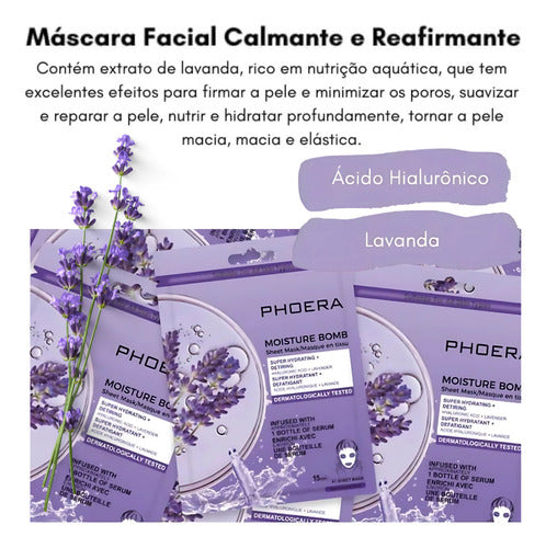 Máscara Bomba Facial Alta Concentração Hidratação Intensa
