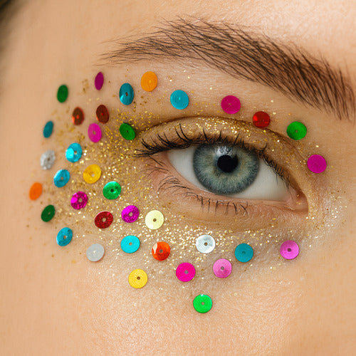 48 Frascos Decoração Unhas Pérola Lantejoula Strass Glitter