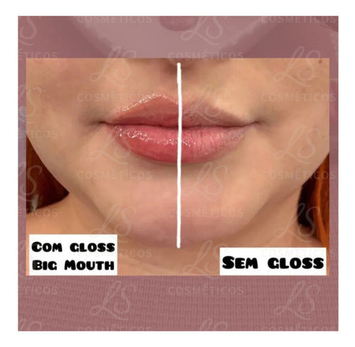 Volume Gloss Glitter Aumenta Efeito Boca Grande Big Mouth