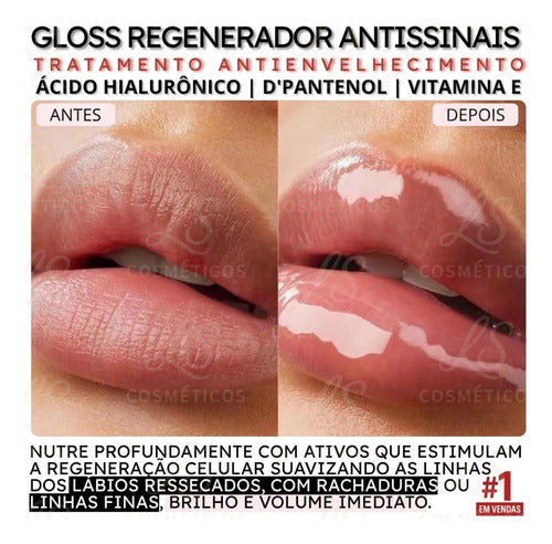 Volume Gloss Glitter Aumenta Efeito Boca Grande Big Mouth