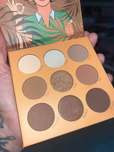 Kit Paleta+máscara 9d+caneta Magnética+cílios Phoera