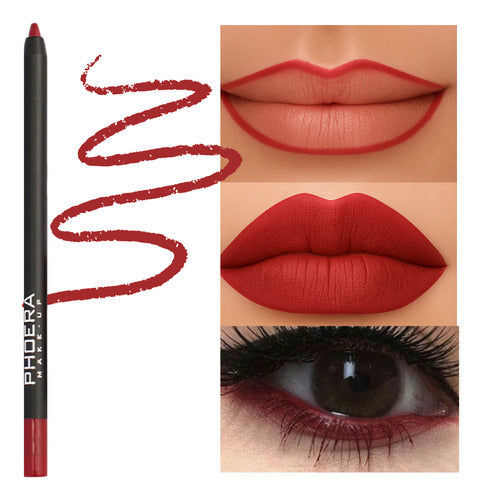 Kit 3 Lápis Olhos e Boca Matte A Prova D'Água 24hrs Phoera