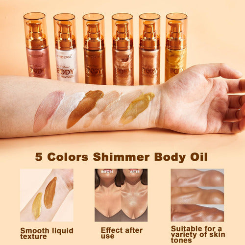 Iluminador Líquido Facial e Corporal Body Luminizer Phoera