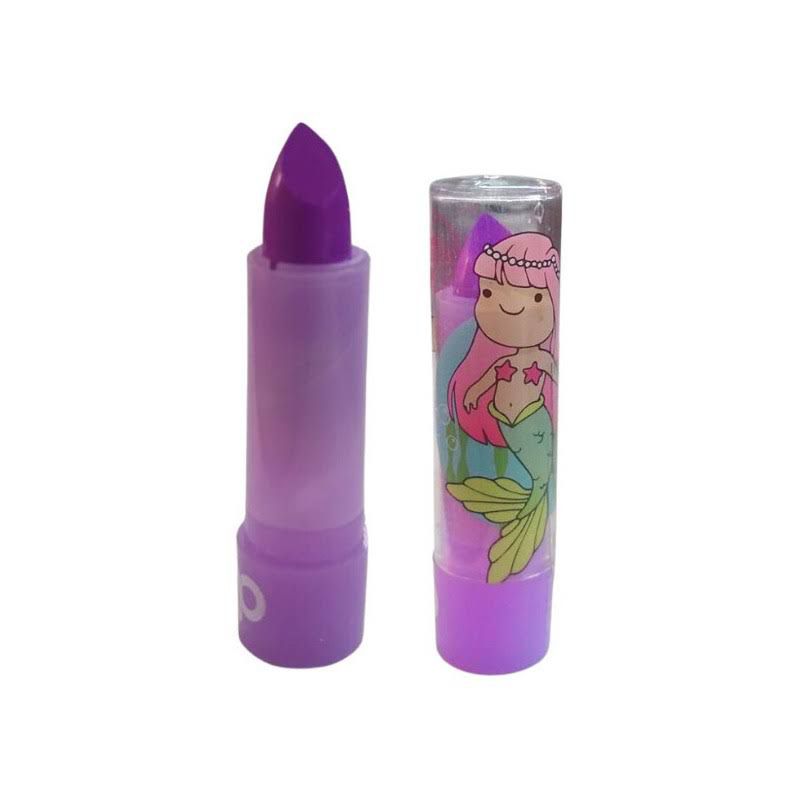 Batom infantil sereia Maria Pink