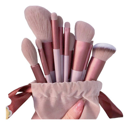 Kit 13 Pincéis Maquiagem Contorno Kabuki Sombra Profissional