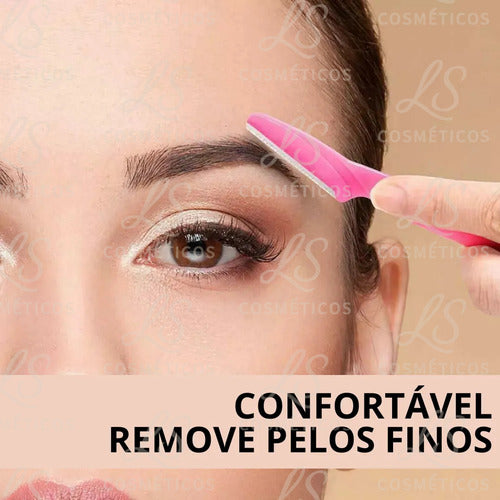 Navalha-lâmina P Aparar Sobrancelhas-rosto Buço Kit C18