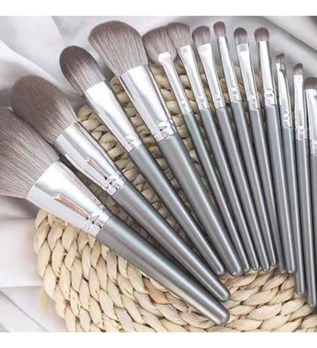 Kit 14 Pincéis Luxo Profissional Maquiagem