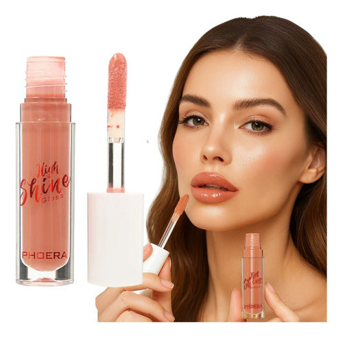 Hydra Gloss Labial High Shine Phoera Boca 85% +hidratada